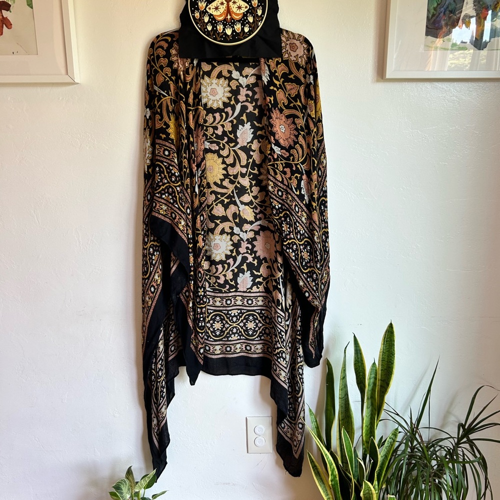 Free People Floral Duster